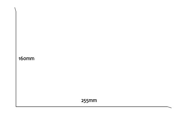 WARMA Seinällenostopelti 255x160mm musta, pituus 2m