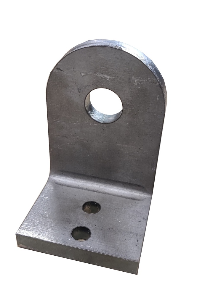 WARMA Hitsattava kulmakiinnike 120/75x80x12mm, reikä 25mm