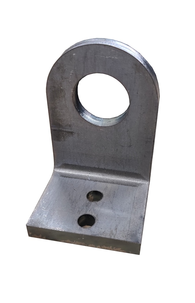 WARMA Hitsattava kulmakiinnike 120/75x80x12mm, reikä 40mm