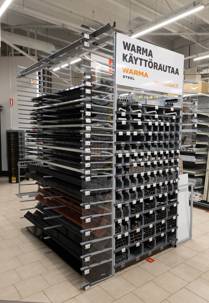 WARMA Käyttörautahylly