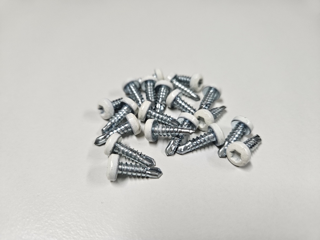 WARMA Ikkunapeltiruuvi 3,9x13mm T20 valkoinen 20kpl