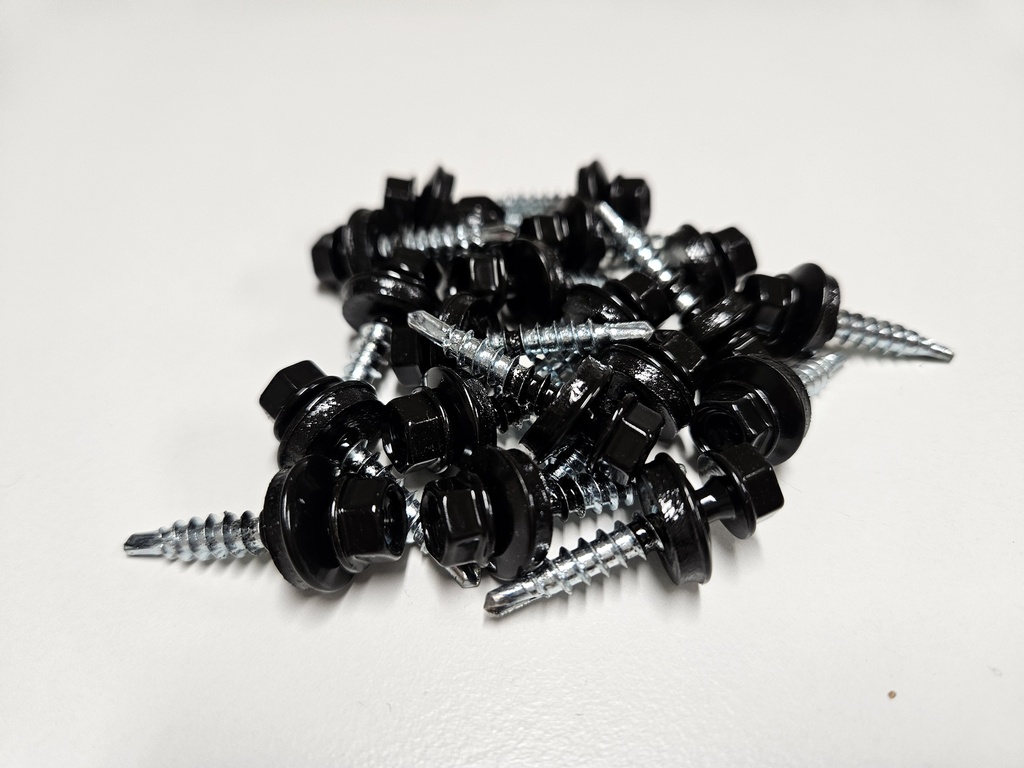 WARMA Kateruuvi musta 20kpl 