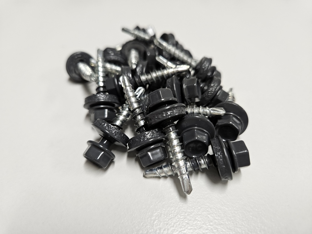 WARMA Kateruuvi 4,8x28mm tummanharmaa 20kpl