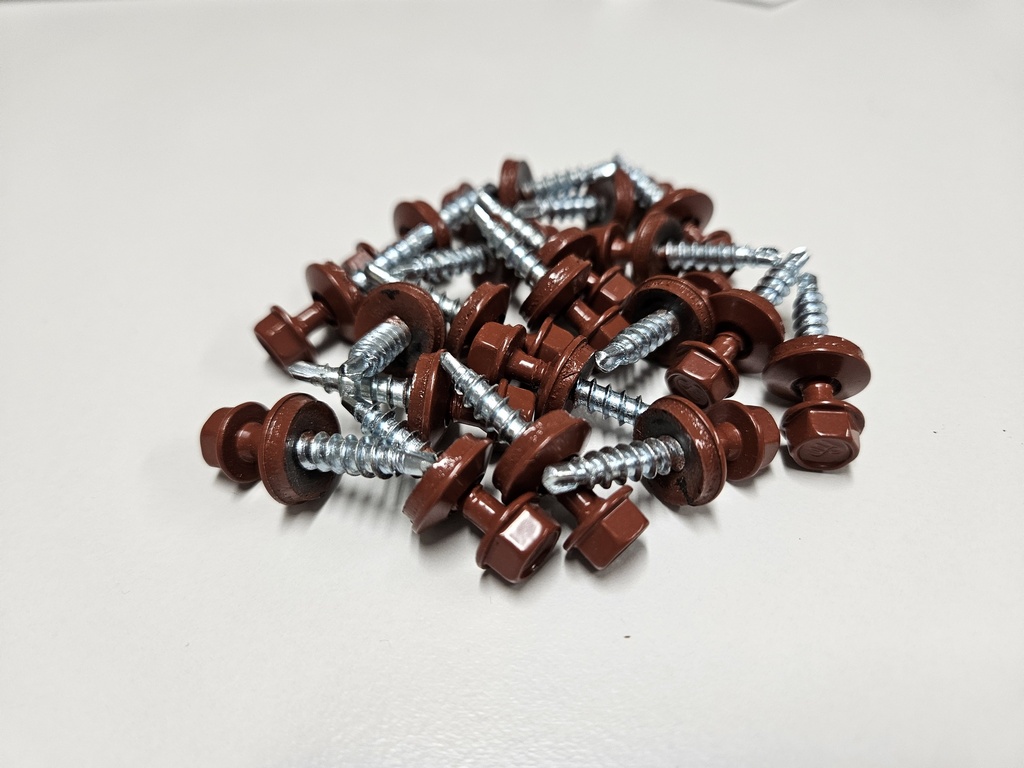 WARMA Kateruuvi 4,8x28mm punainen 20kpl