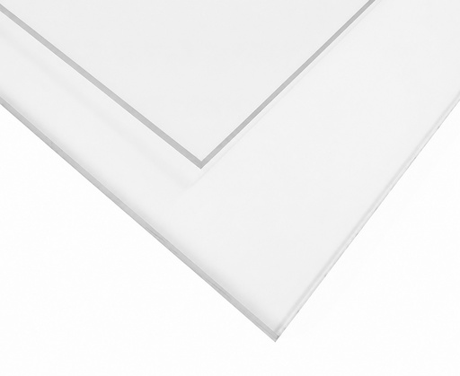 [6430070621425] WARMA 3mm 500x1250mm Polykarbonaattilevy Valkoinen UV-suojattu